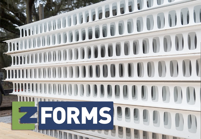EZ Forms concrete wall forming system