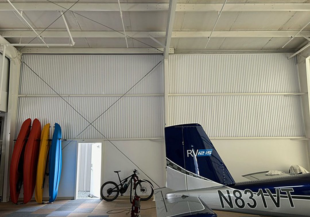 Airplane Hangar - Interior Walls - Agrilite PVC Panels